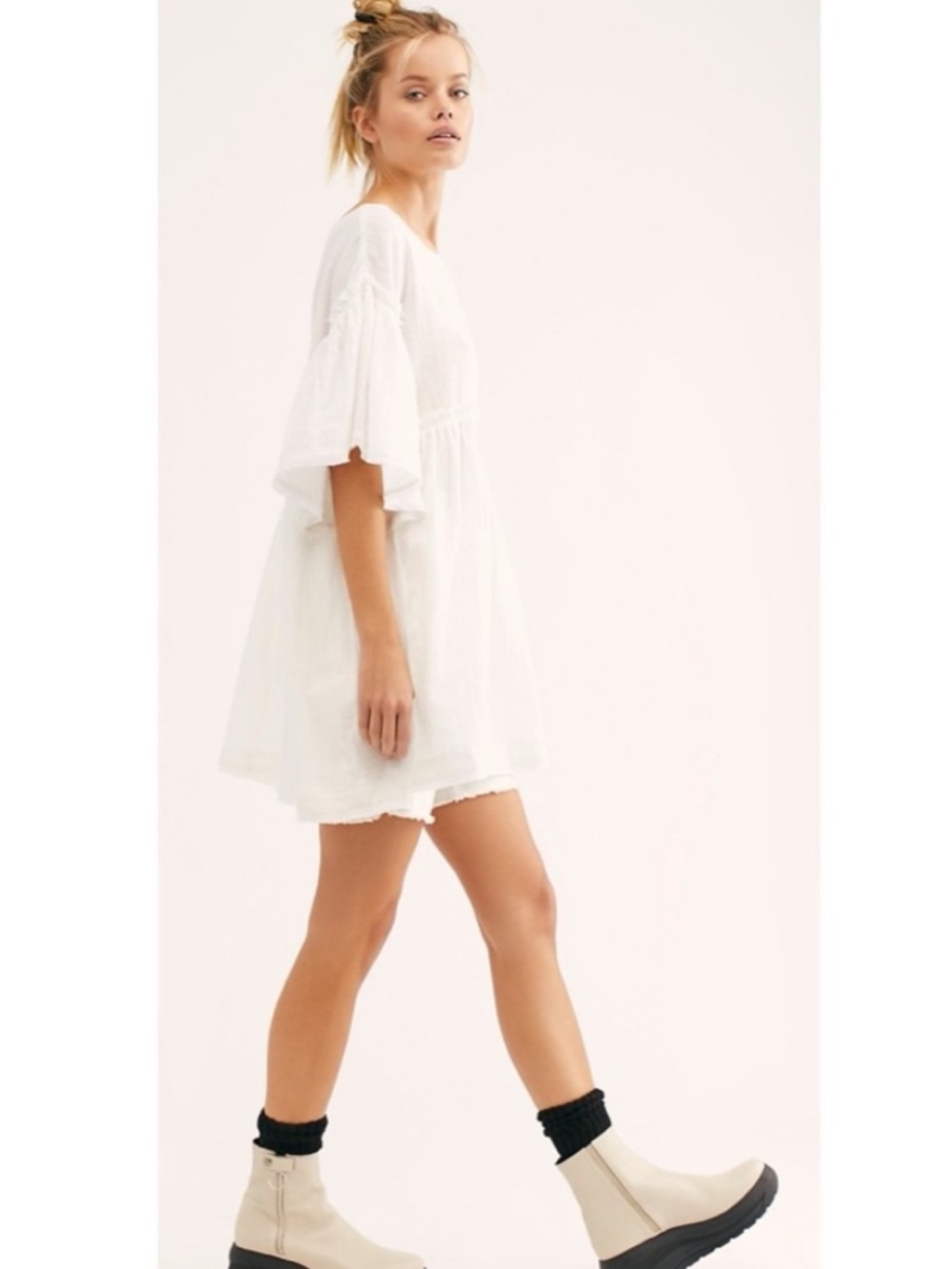 Free People Summer Nights Wide Sleeve Tunic